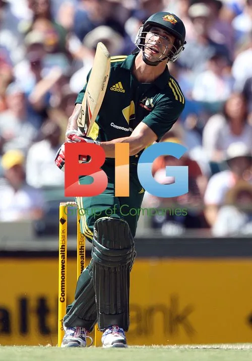 Mitchell Johnson at Australia v England Cricket Match
