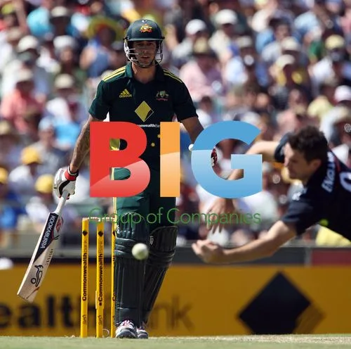 Mitchell Johnson at Cricket Match