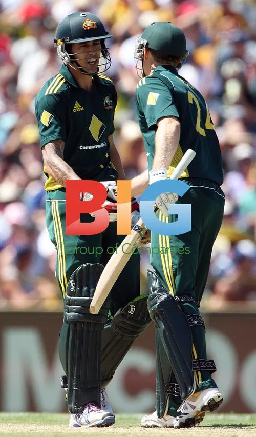 Mitchell Johnson and Adam Voges at WACA