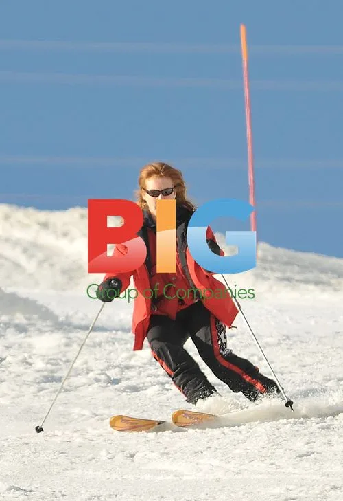 Sarah Ferguson and Princess Eugenie Skiing