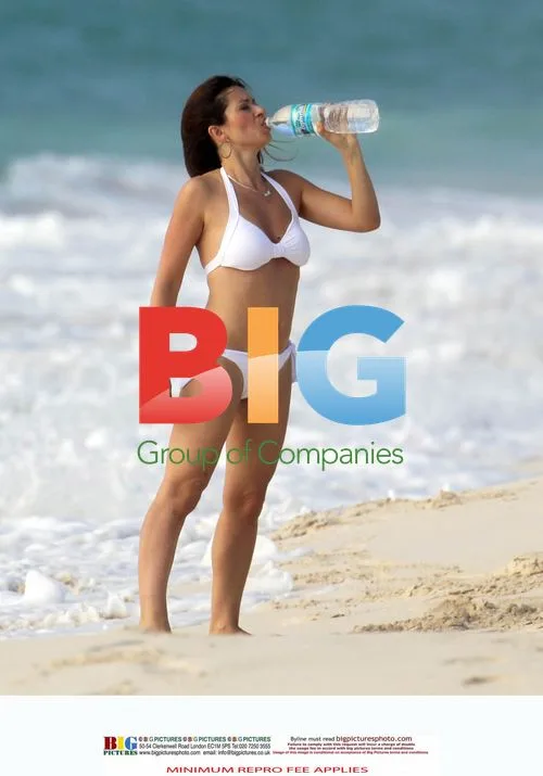 Clare Nasir in White Bikini