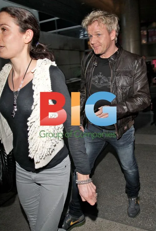 Gordon Ramsay and wife arrive at LAX