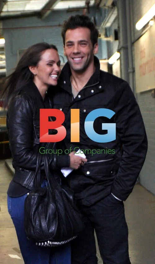 Jennifer Metcalfe and Sylvain Longchambon at ITV Studios