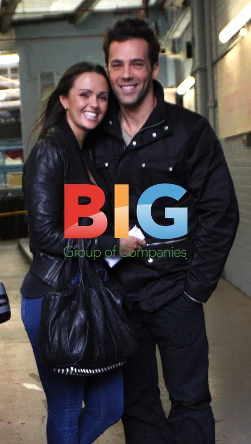 Jennifer Metcalfe and Sylvain Longchambon at ITV Studios