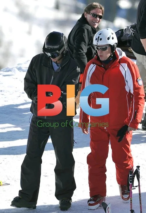 Prince Albert of Monaco's family ski trip in Verbier