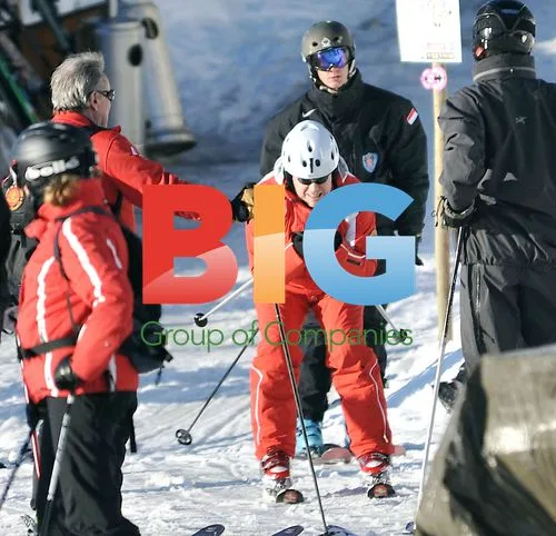 Prince Albert of Monaco's Family Ski Trip