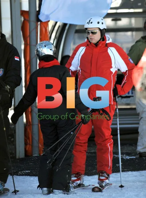 Prince Albert and Casiraghi family ski trip in Verbier