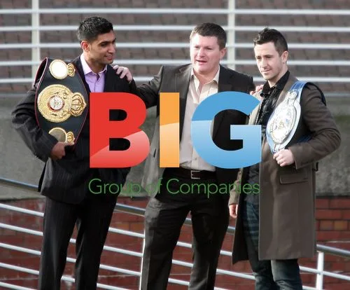 Boxers Amir Khan and Ricky Hatton Meet Paul McCloskey