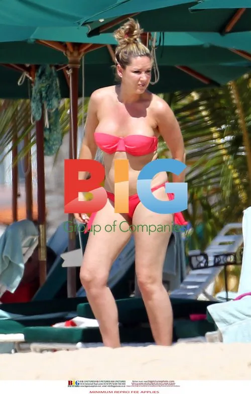 Celebrity Claire Sweeney's Bikini Malfunction