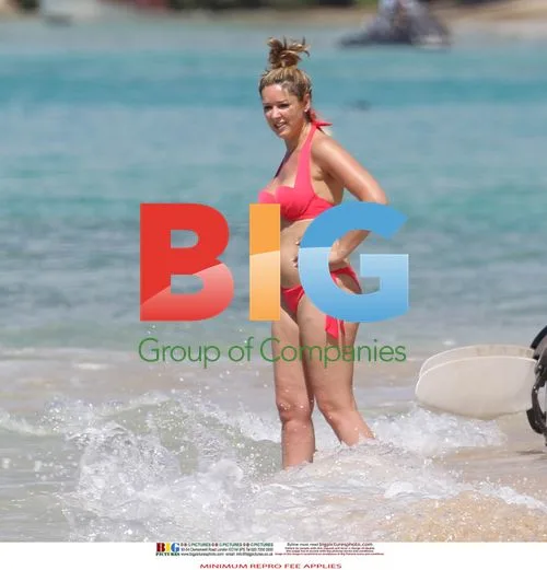 Celebrity Claire Sweeney's Bikini Malfunction
