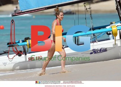 Celebrity Claire Sweeney's Bikini Malfunction