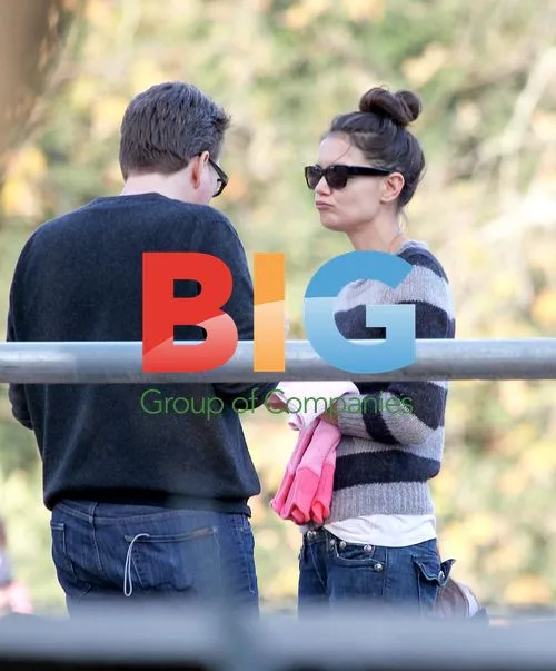 Katie Holmes and Suri at Equestrian Center