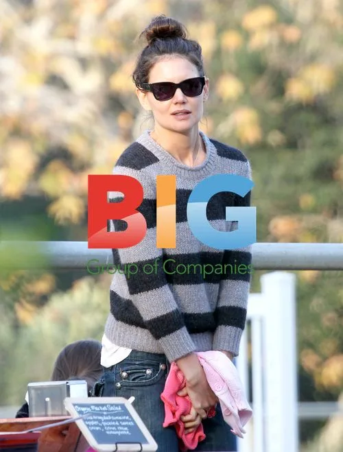 Katie Holmes and Suri Cruise at Equestrian Center