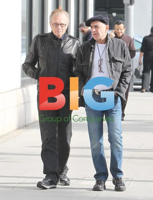 Larry King & Robert Shapiro in Beverly Hills