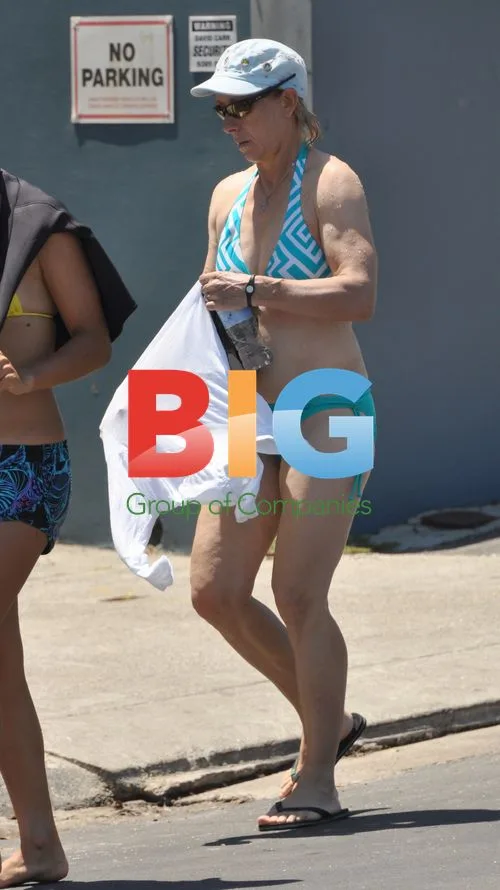 Martina Navratilova at Bondi Beach