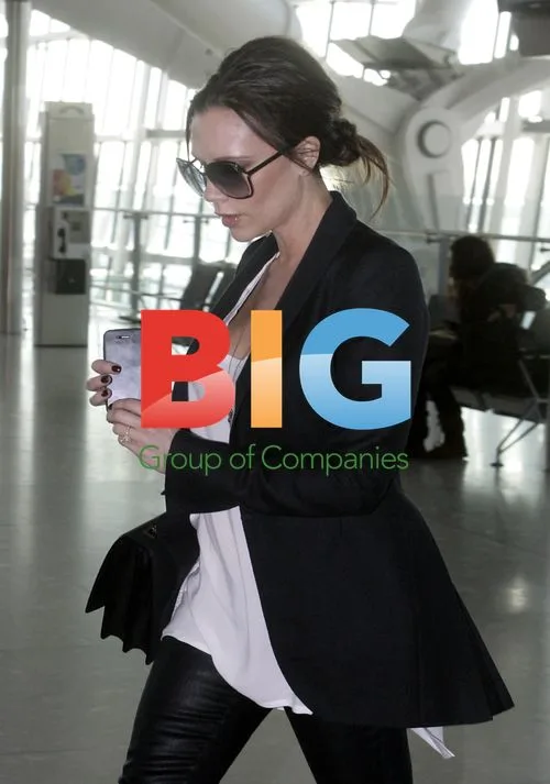 Victoria Beckham at London Airport