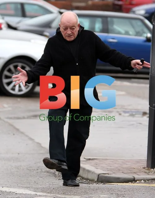 Tim Healey visits Denise Welch during Dancing on Ice training