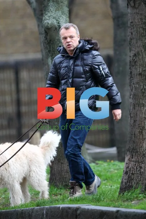 Graham Norton Takes Dog for Break