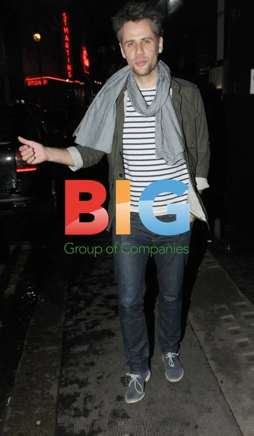 Richard Bacon seen at The Ivy in London
