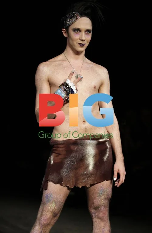 Johnny Weir walks Villionaire runway