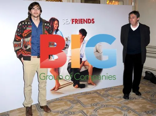 Ashton Kutcher and Ivan Reitman at 'Sex Friends' Photocall