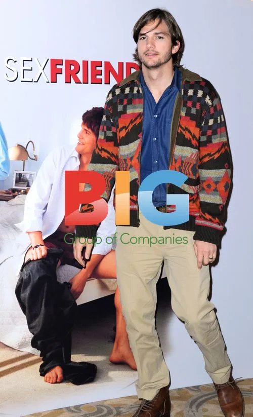 Ashton Kutcher and Ivan Reitman at 'Sex Friends' Photocall
