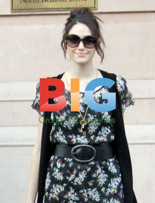 Emmy Rossum Shopping in Beverly Hills