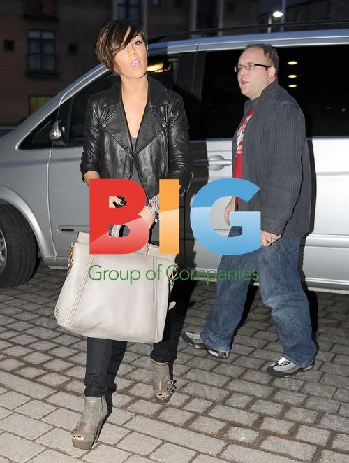 Frankie Sandford and Wayne Bridge Seen Outside London Hotel