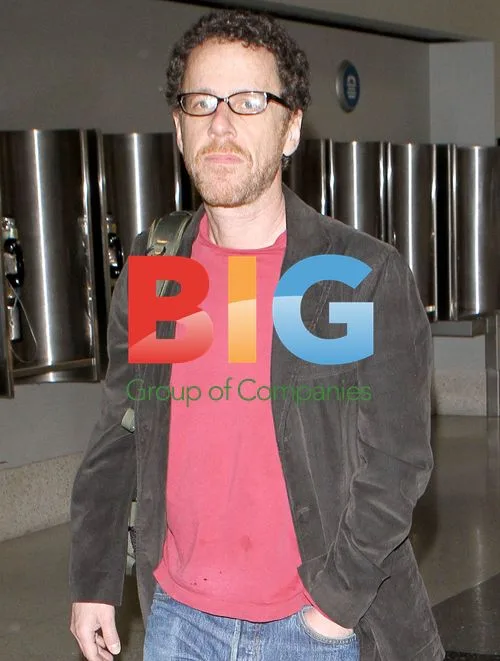 Joel Cohen and wife at LAX