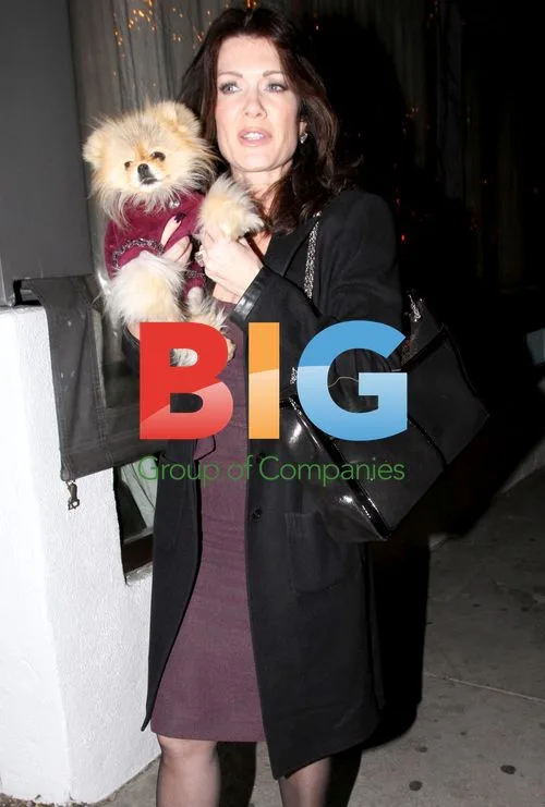 Lisa VanderPump with Dog in Beverly Hills