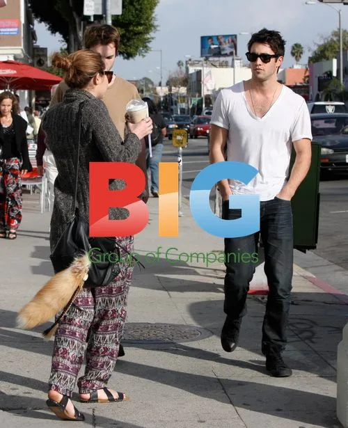 Miley Cyrus with alleged new flame Joshua Bowman