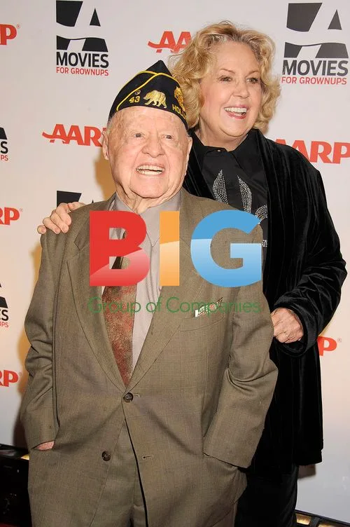 Mickey Rooney and Jan Rooney at AARP Movies for Grownups