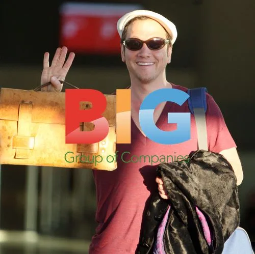 Rob Schneider Arrives at Perth Airport