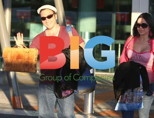 Rob Schneider Arrives at Perth Airport