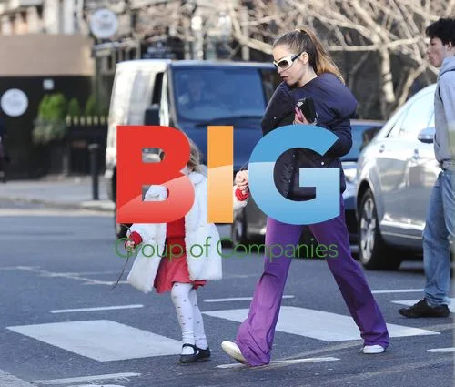 Elen Rivas and Daughter Luna Out in London
