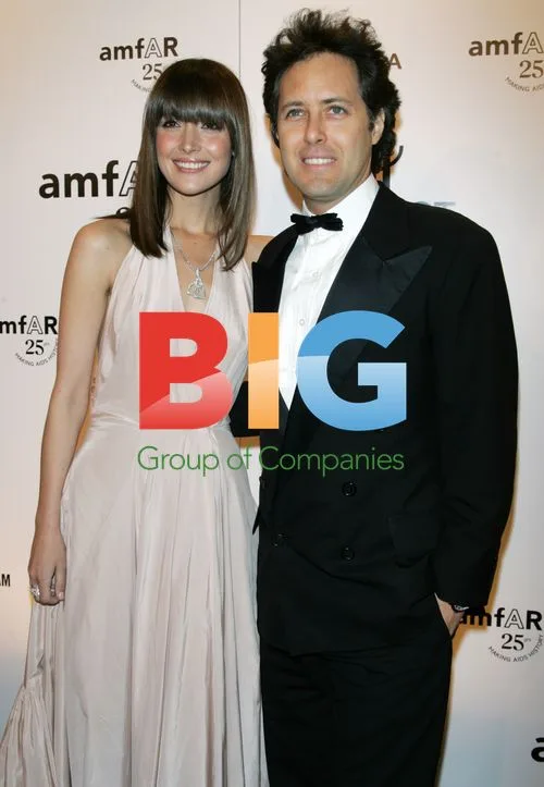 Rose Byrne and David Lauren at amfAR Gala