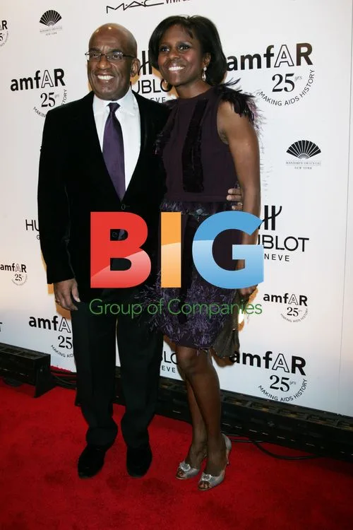 Al Roker and Wife Attend amfAR Gala