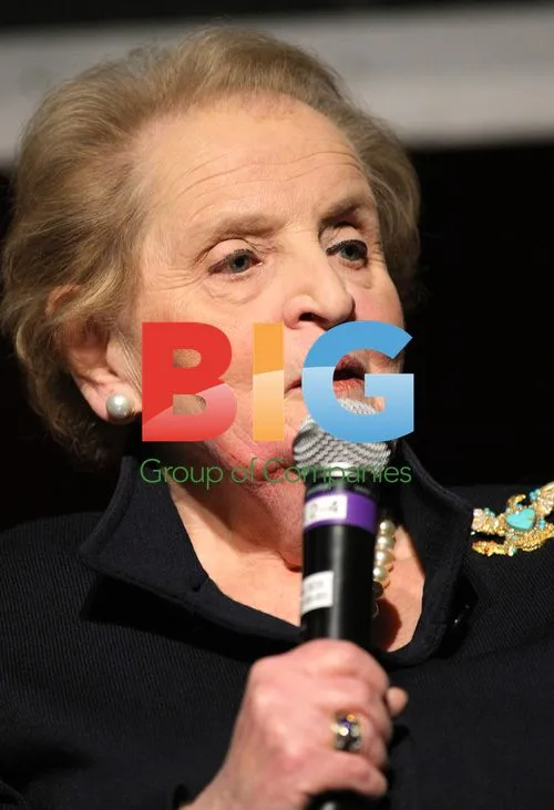 Madeleine Albright at NYU Dayton Accords Conference