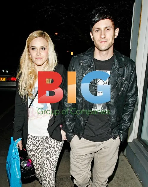 Sarah Smith and Sean Smith at Celebrity Juice