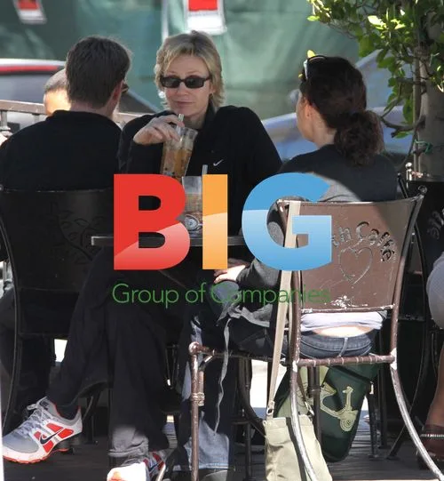 Jane Lynch & Lara Embry at Urth Caffe