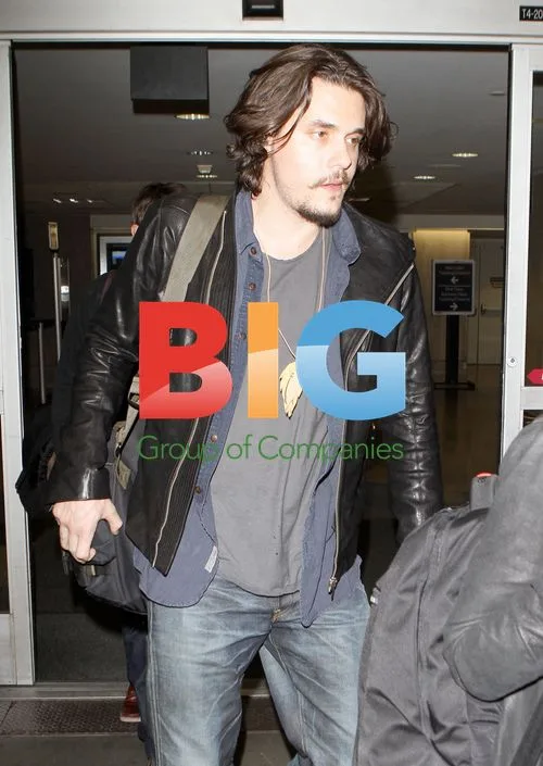 John Mayer Arrives at LAX