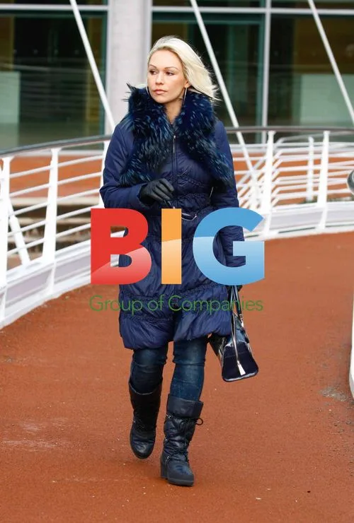 Kristina Rihanoff Leaving Hotel in Manchester