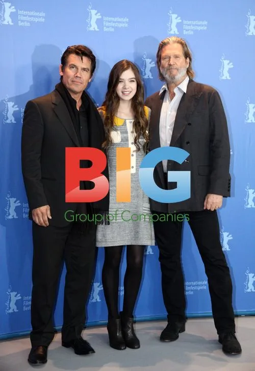 Josh Brolin, Hailee Steinfeld and Jeff Bridges at Berlinale