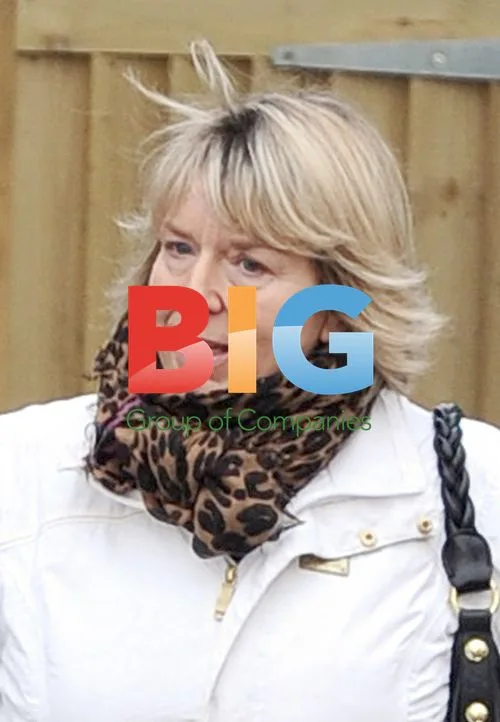 Fern Britton Arriving at Vet Clinic