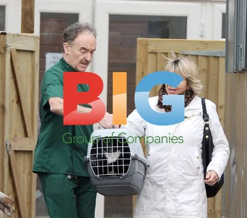 Fern Britton Arrives at Vet Clinic