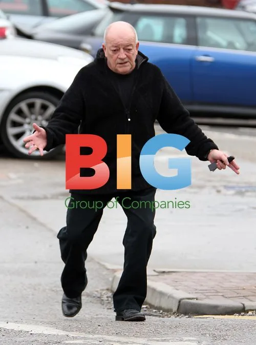 Tim Healey Visits Denise Welch During 'Dancing On Ice' Training