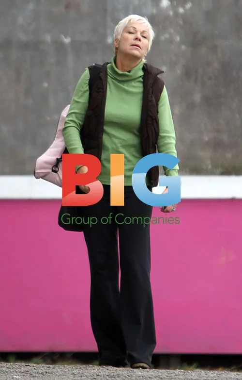 Denise Welch and Tim Healey at Dancing on Ice Training