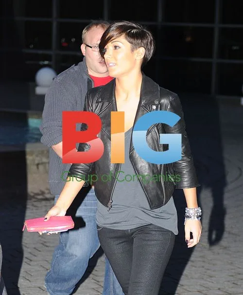 Frankie Sandford and Wayne Bridge