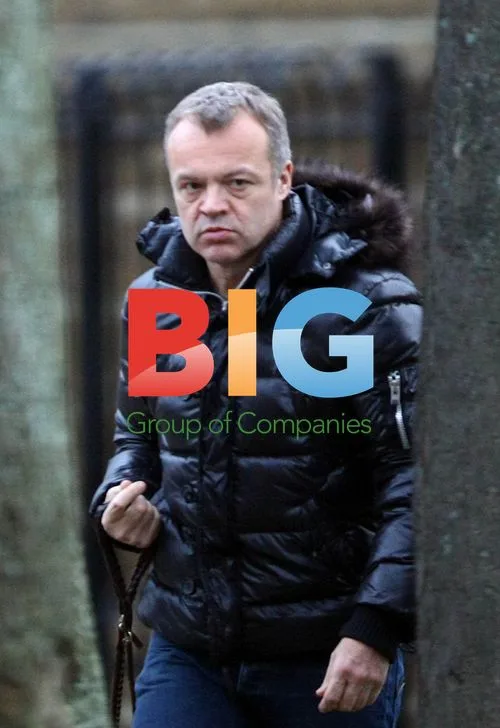 Graham Norton takes dogs for toilet break