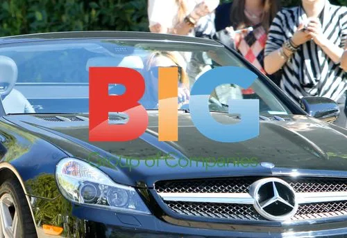 Miley Cyrus Driving Mercedes in LA